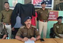 एटोमैटिक पिस्टल व कारतूस के साथ दो अपराधी गिरफ्तार।