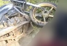 स्कार्पियो कि टक्कर से मोटरसाइकिल सवार एक की मौत, दूसरा गंभीर रूप से जख्मी।