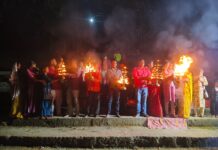 148 वीं नारायणी गंडकी महाआरती कार्यक्रम का भव्य आयोजन।