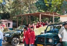बौद्धिक एवं मानसिक विकास के लिए छात्र-छात्राओं को कराया गया वन भ्रमण।