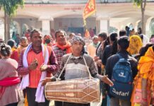 शिव भक्तों के जयघोष से गूंज उठा वाल्मीकि धाम।