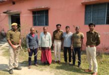 जटाशंकर वन क्षेत्र में वन विभाग की बड़ी कार्रवाई, लकड़ी के साथ चार वन अपराधी गिरफ्तार।