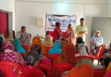 संतपुर में 35 महिलाओं को किया गया सम्मानित।