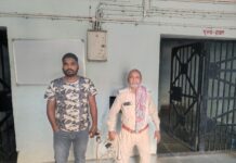 एक शराबी को पुलिस ने किया गिरफतार