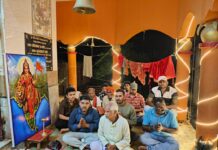 सीमा जागरण मंच स्थापना दिवस पर वाल्मीकिनगर में गूंजा हनुमान चालीसा पाठ, सैकड़ों श्रद्धालुओं की सहभागिता।