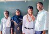 रिक्शा चालक के बेटे शमशेर ने मैट्रिक में लहराया परचम, जिले में छठा स्थान।