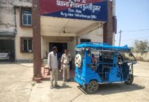 गुप्त सुचना पर पुलिस ने एक शराबी को किया गिरफ्तार।