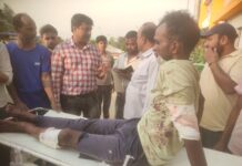 मोटरसाइकिल और टोटो के जोरदार चक्कर में आठ लोग जख्मी सभी रेफर