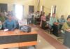 जिला नोडल पदाधिकारी एवं प्रखंड विकास पदाधिकारी के उपस्थिति में प्रखंड सभागार में जनगणना पर्यवेक्षकों के साथ हुई बैठक।