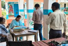 विद्यालयों में डीपीओ का औचक निरीक्षण, एमडीएम व्यवस्था की गहन जांच।