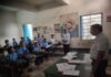 विद्यालय मधुबन के भवन बिल्कुल जर्जर, छत टूट जाने के कारण पठन पाठन प्रभावित।