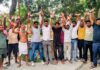 मुखिया के खिलाफ ग्रामीणों का प्रदर्शन, कुआं जीणोद्धार कार्य में अनियमितता का आरोप,