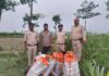 अंग्रेजी शराब के साथ दो शराब कारोबारी गिरफ्तार , एक बाइक जप्त, जांच में जुटी पुलिस।