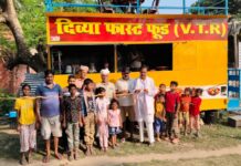 गंडक तट पर स्वाद का नया ठिकाना: भक्कू चौक में दिव्या फास्ट फूड का शुभारंभ।