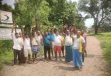 घनुआ ग्रामीण सड़क की जर जर स्थिति से ग्रामीण परेशान विभाग लापरवाह।